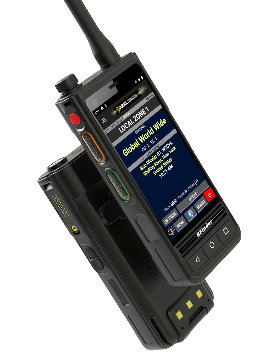 RFinder B1+ Handheld Radio – RFinder Android Radio